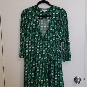 Faux Wrap Dress